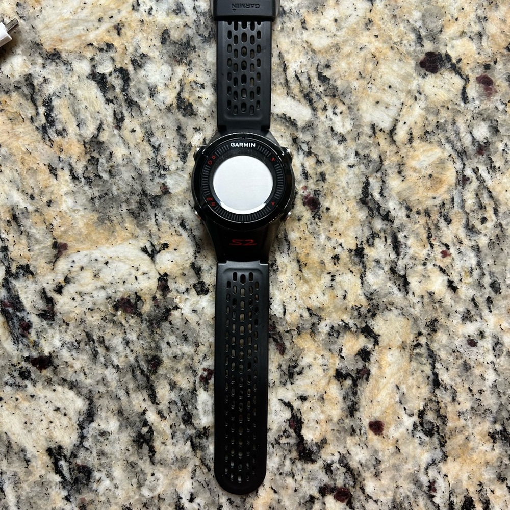 Garmin Approach S2 Black GPS Golf Watch Parts Or Repair